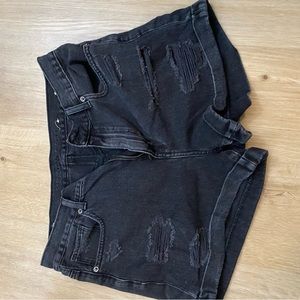 american eagle ripped shorts